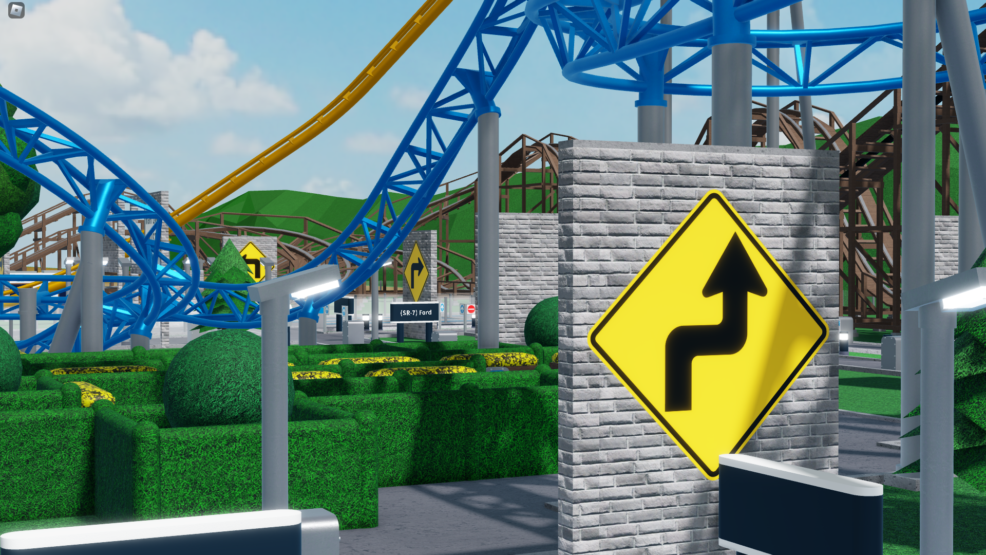 A roller coaster full of nature in the Insitux District.